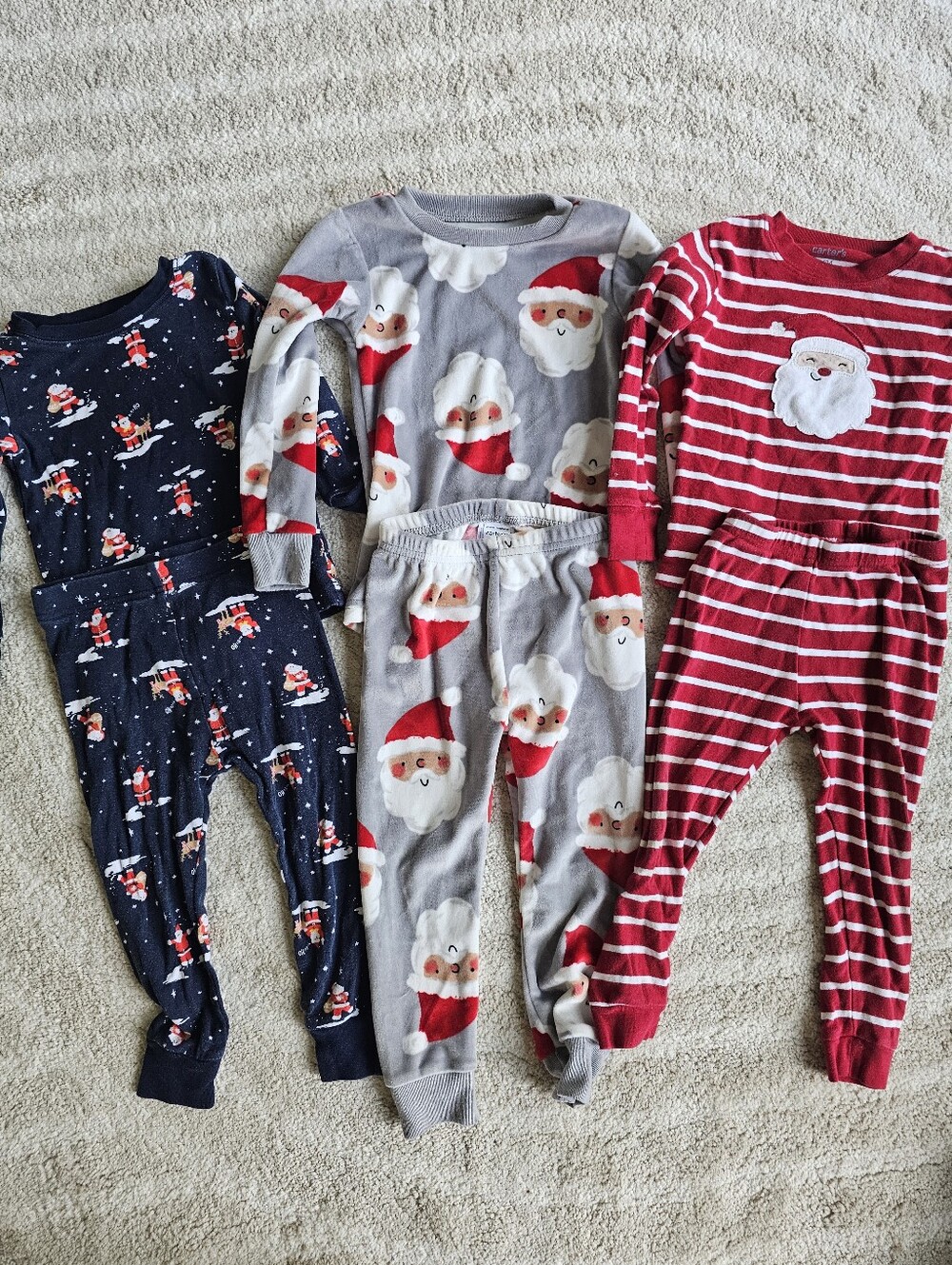 Set Of 3 Christmas Pajamas